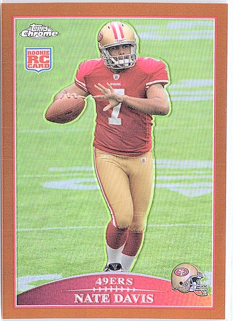 2009 Topps Chrome #TC193 Nate Davis Copper Refractors #/649