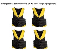 Setangebot 4X Schwimmweste Rettungsweste Wassersportweste Waterski Gr. Xl