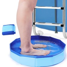 Mity rain Pool Foot Bath - Inflatable-Free and Foldable, Soaking Blue