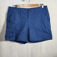 NEW Gap Classic Midrise Shorts Size 14 Blue