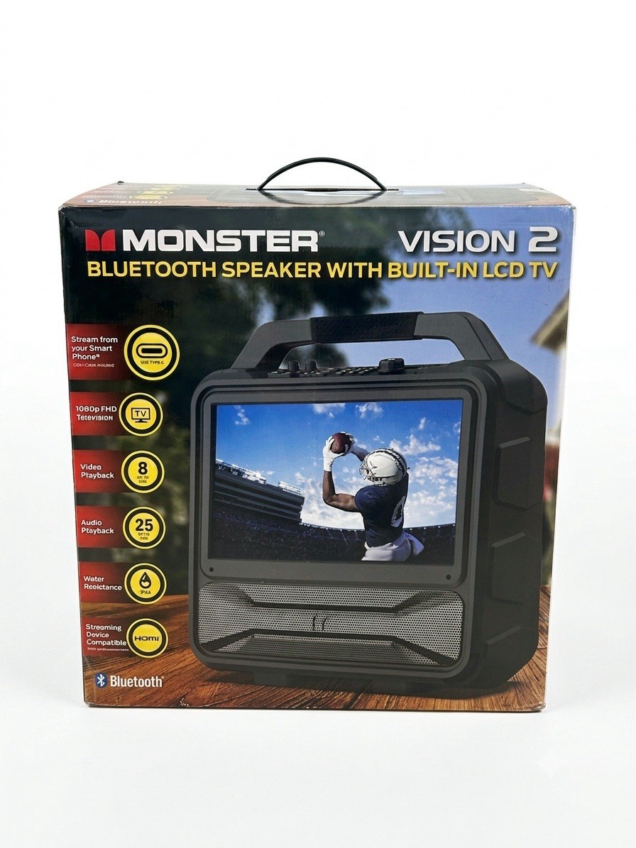 Monster Vision 2 | Portable Entertainment System with 15.6" 1080p Display