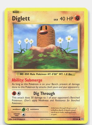 Diglett Common XY - Evolutions 55/108 NM