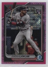 2024 Bowman Chrome Mega Box Pink Mojo Refractor /199 Jordan Lawlar #55 2l4