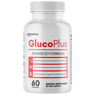 Gluco Plus Blood Support Supplement, GlucoPlus  - 3 Bottles