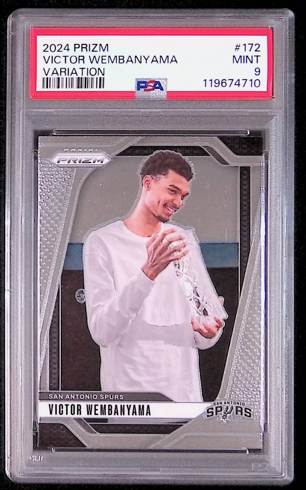 2024-25 Panini Prizm - Victor Wembanyama #172 SSP Photo Variation