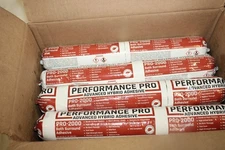 12 Pack of Performance Pro Pro-2000 Bath Surround Adhesive White Sausages