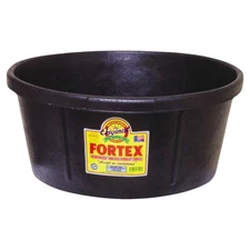 Fortex/Fortiflex CR650 Heavy Duty Round Utility Tub, 6-1/2 gal, 17 in Dia X