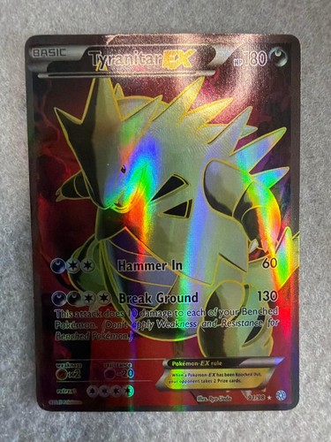 Tyranitar EX 91/98 Ultra Rare Ancient Origins Pokemon Holo Moderately Played
