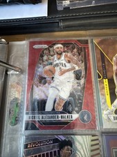 2024-25 PRIZM Nickeil Alexander-Walker Red Wave Prizm 