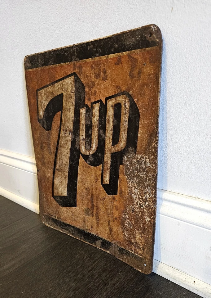 letrero metálico vintage 7 up Foto 2 de 4