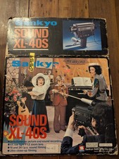 Sankyo Sound XL-40S Super 8 Original Box, Microphone  Headset Battery Operated
