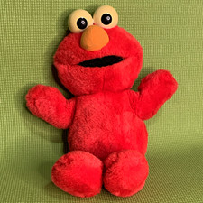 Tyco Sesame Street Elmo Red Plush Small 6-14 in Vintage Washable 1995 6538
