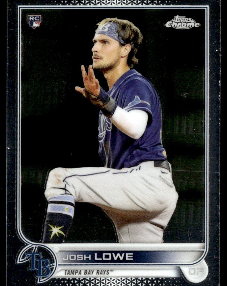 2022 Topps Chrome Josh Lowe Rookie Tampa Bay Rays #83