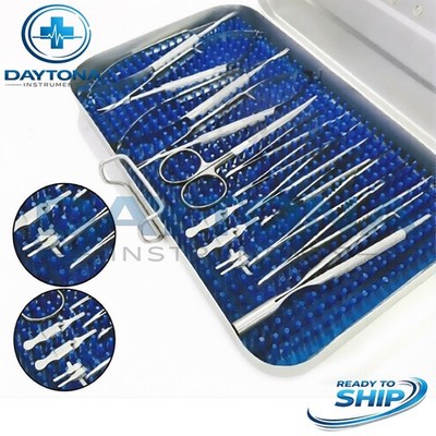 New Micro Hand Surgery Instrument Set Stainless Steel Surgical Kit With Case