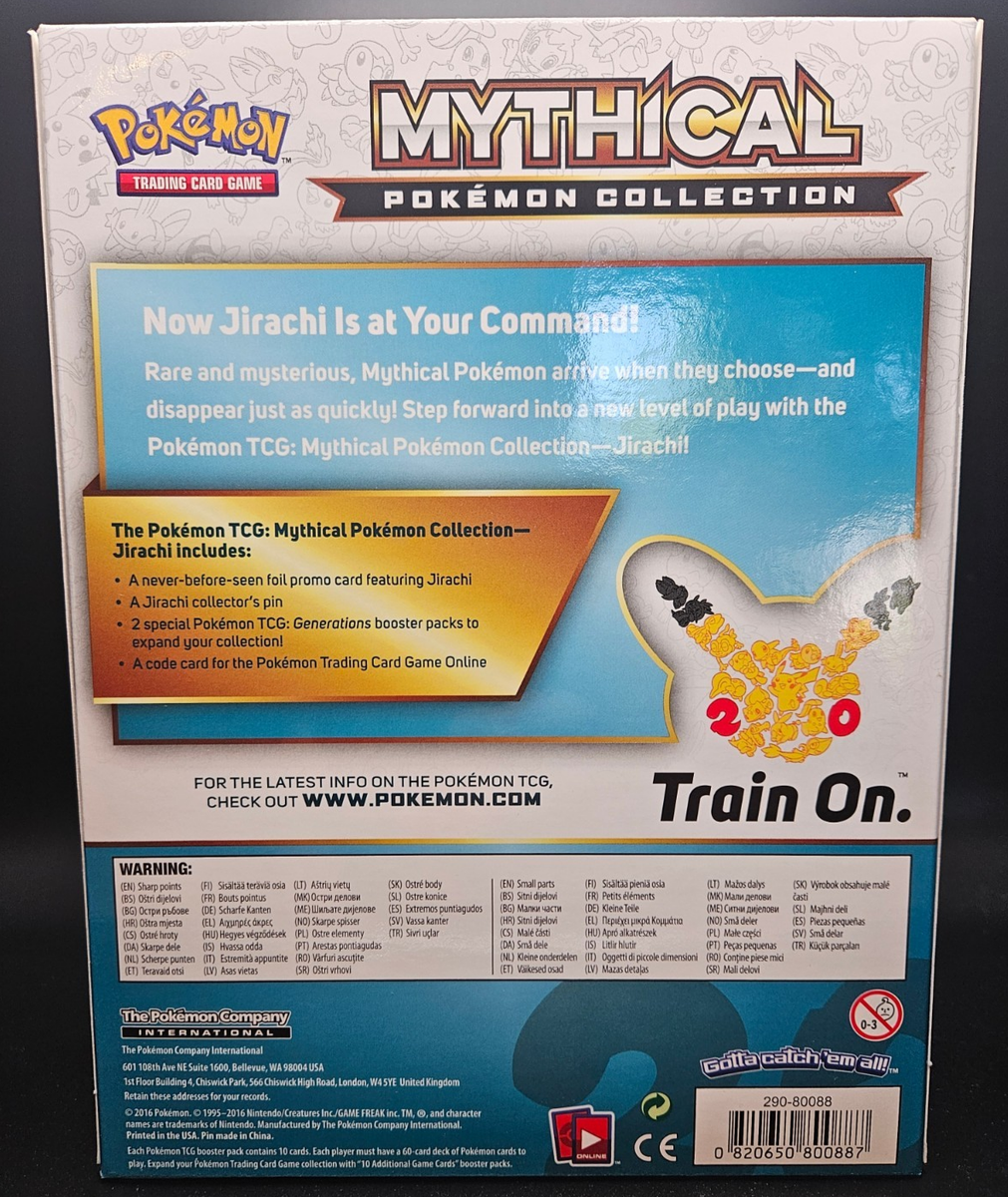Pokémon TCG Jirachi Mythical Collection Box for sale online | eBay