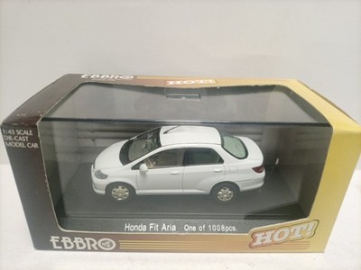 Ebbro 1/43 Honda Fit Alloy Four Door Car Model Honda Fit Jazz Aria