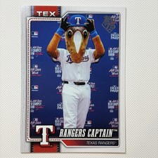2026 Topps Series 1 Celebration - Rangers Captain #M-12 Texas Rangers Mascot
