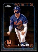 Pete Alonso 2024 Topps Chrome #269 Mets MLB READ FREE SHIPPING AutographDen