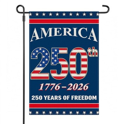 250 Years Garden Flags Double-sided Patriotic Yard Flag 12x18 Inch USA