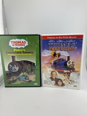 Thomas & Friends Percy's Chocolate Crunch DVD & Thomas and The Magic Railroad