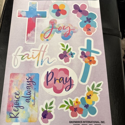 💜Religious stickers, crosses, Grace Joy, Faith, Pray Scrapbook Stickers $1💜