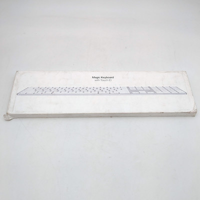 Apple Magic Keyboard with Touch ID & Numeric Keypad White A3119 (MXK73LL/A)