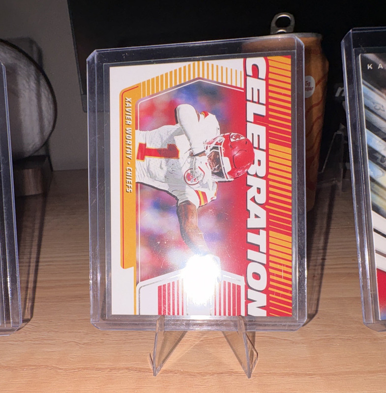 Xavier Worthy Kansas City Chiefs Celebration Insert NFL Football Trading Card
