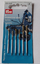 6 St. Prym Sticknadel ohne Spitze "Tapestry" Nr.18-22 (125 559)