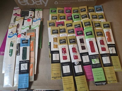 #ad Over 400 Zipper Lot Talon Coats Clarks Jamp;P Vintage New And Used $325.00