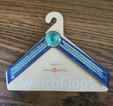 Lindsay Phillips Monique Switch Flops Interchangeable Straps  Medium  7/8 New