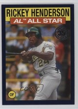2021 Topps 1986 Topps All-Star Baseball Blue Rickey Henderson #86AS8 HOF gh4