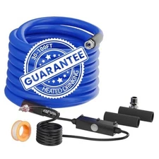 30FT Heated Water Hose for RV, -45 ℉ Freeze Protection, Lead-Free & BPA 30 FT