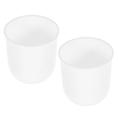 2 Pcs Klobürstebhalter Toilettenbürste Ersatz Badezimmertasse
