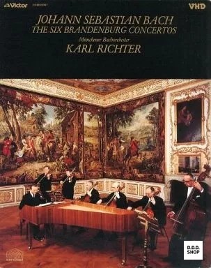 Karl Richter J.S. Bach Brandenburg Concertos Complete LaserDisc Japanese Import