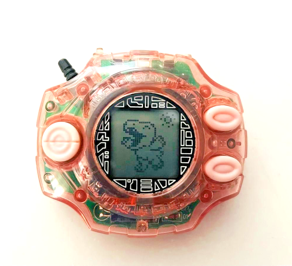 デジモン クリアピンク Digimon Adventure Digivice 2 Hikari Color Clear Pink 1999 Bandai
