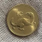 1998 Malta 1 cent Coin Common Weasel Ferret Animal Wildlife