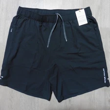 PETER MILLAR Mens M MEDIUM SWIFT SHORTS BLACK PERFORMANCE GOLF GYM ME0EB300