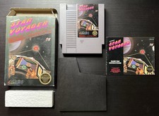 Star Voyager Complete in Box CIB Hangtab FIRST PRINT Nintendo NES 1987 RARE🔥
