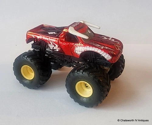 Vintage 2000s Mattel Hot Wheels Monster Jam 1:64 El Toro Loco Car *Free Ship*