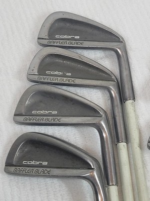 Cobra Baffler Blade AMS 5355 Iron Set 3-9 + P Graphite Shafts Ladies Flex RH