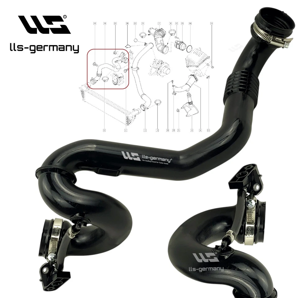 Turboschlauch Ladeluftschlauch für RENAULT Vel Satis 2.0 dCi 8200907826 - Bild 3 von 4