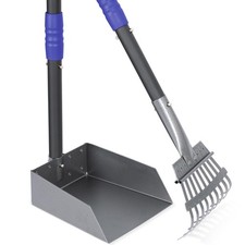 Heeyoo Dog Pooper Scooper, Dog Poop Tray and Rake Set, Pet Waste Removal Scoo...