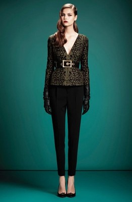 $2750 NEW Authentic Gucci Runway Python Snake Print Jacket Blazer w Belt Size 40