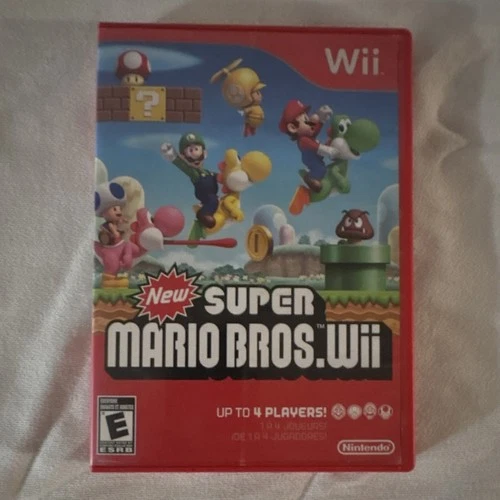 Nintendo New Super Mario Bros. Wii Nintendo Wii Manual Included Multiplayer 2009