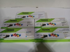 5 Premium Toner Cartridges For Brother Cyan-Yellow-2x Black-Magenta