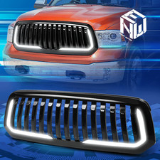 Para 13-19 Ram 1500 LED DRL Listón Vertical Parachoques Delantero Parrilla Repuesto