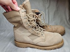 Botas Altama Rocky Combat Clima Caliente Para Hombre Talla Derecha 8.5 Izquierda 9.5 Beige Gamuza