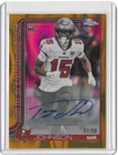 2025 Topps Chrome Football Gold Wave Refractor Tez Johnson #RA-TJ