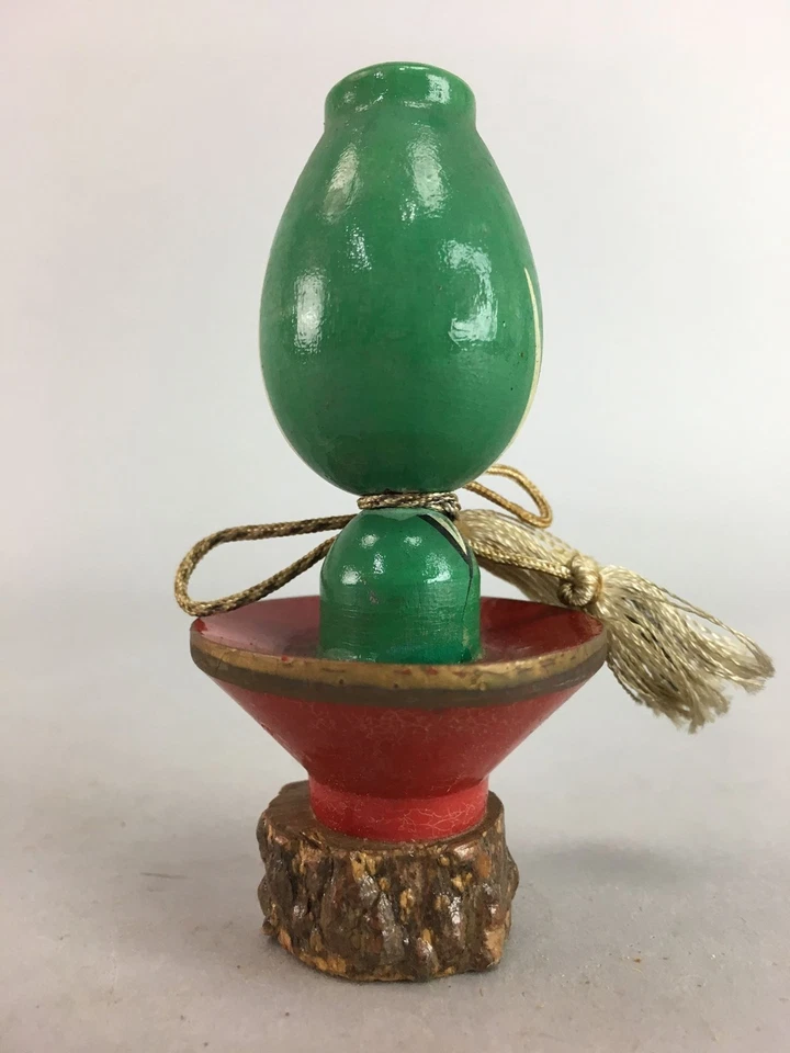 Muñeca Kokeshi Japonesa Adorno De Colección Estatuilla Sake Bottole Taza Capucha Niño KF146 Foto 4 de 4