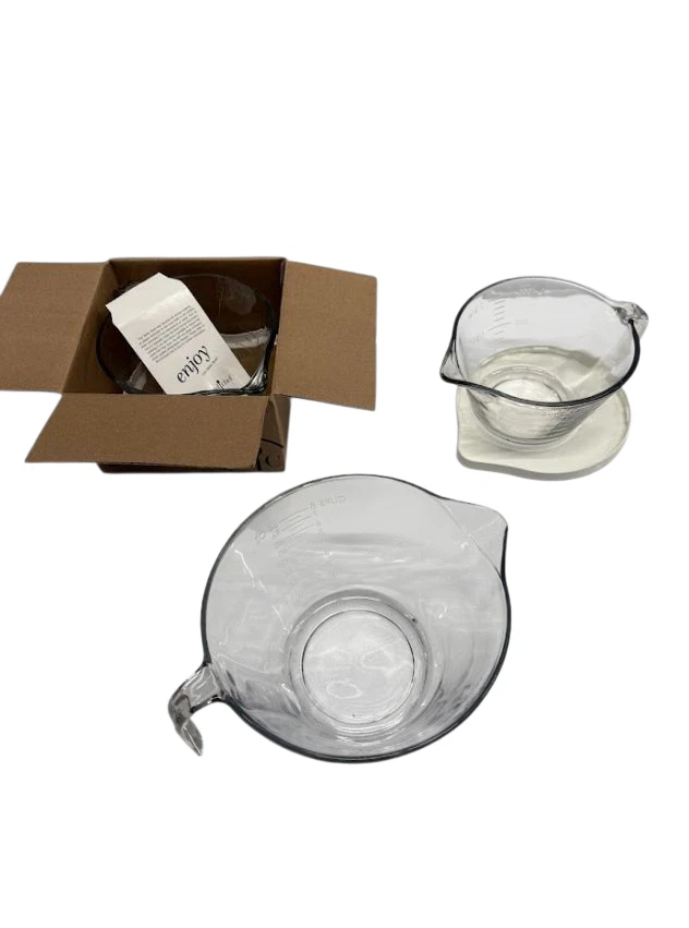 Pampered Chef Glass Measuring Cup Set - 3 Pieces